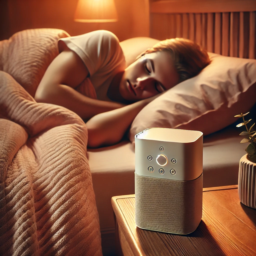 Improved sleep quality with pink noise